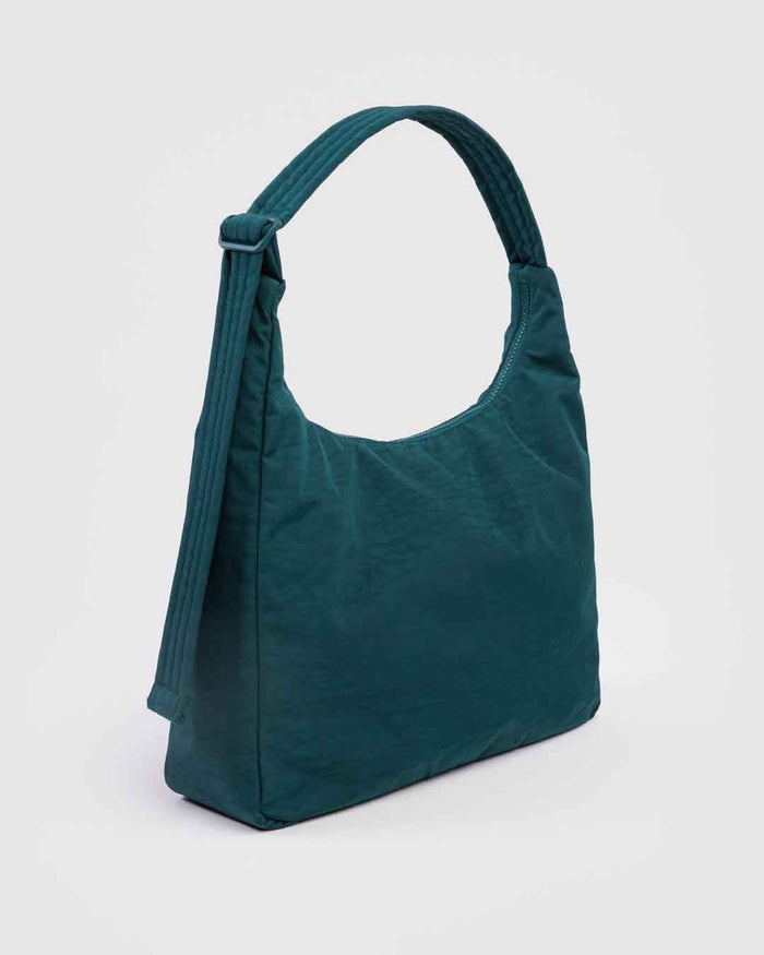 Deep Sea Nylon Shoulder Bag | BAGGU | Nylon Shoulder Bag