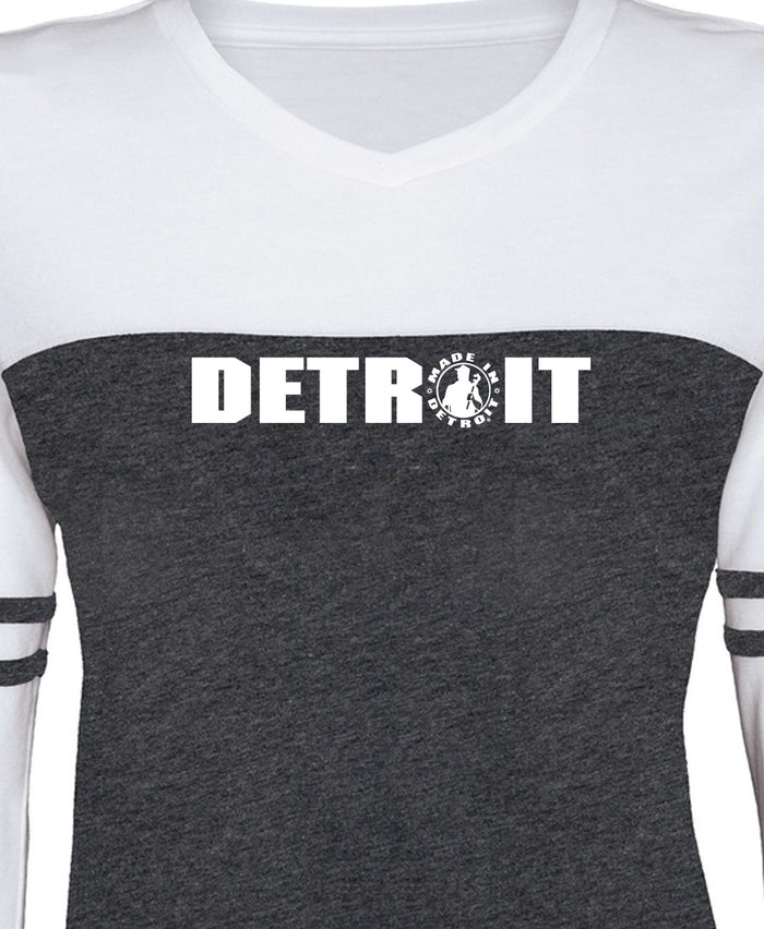Detroit Block Varsity Long Sleeve - SM/XL