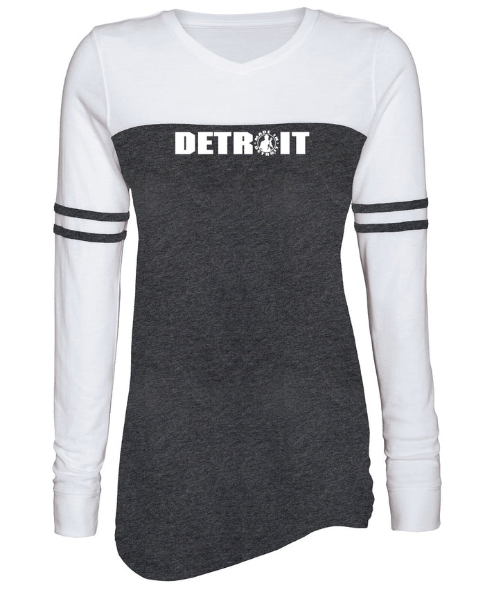 Detroit Block Varsity Long Sleeve - SM/XL