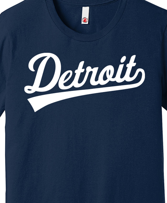 Detroit Tail Script Shirts