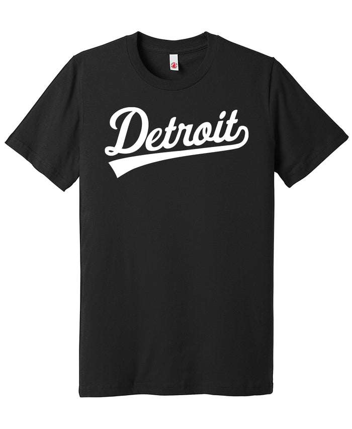 Detroit Tail Script Shirts
