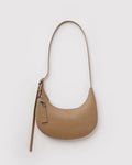 Dune Small Recycled Leather Flat Crescent BAGGU