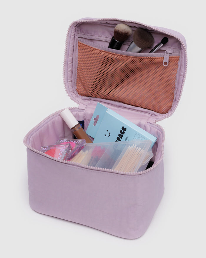 Dusty Pink Large Cosmetic Case | BAGGU | Large Cosmetic Case