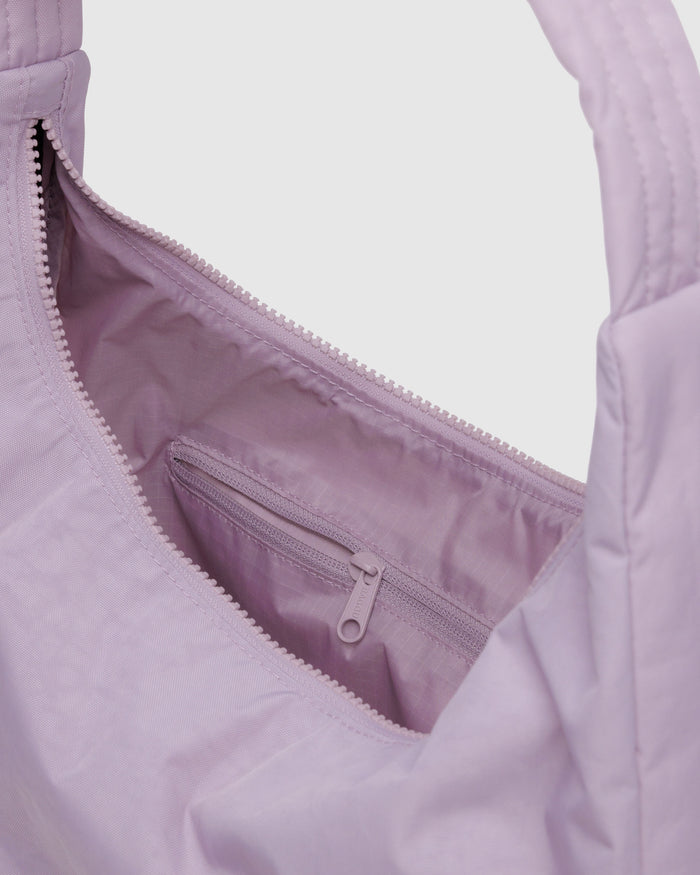 Dusty Pink Nylon Shoulder bag | BAGGU | Nylon Shoulder Bag