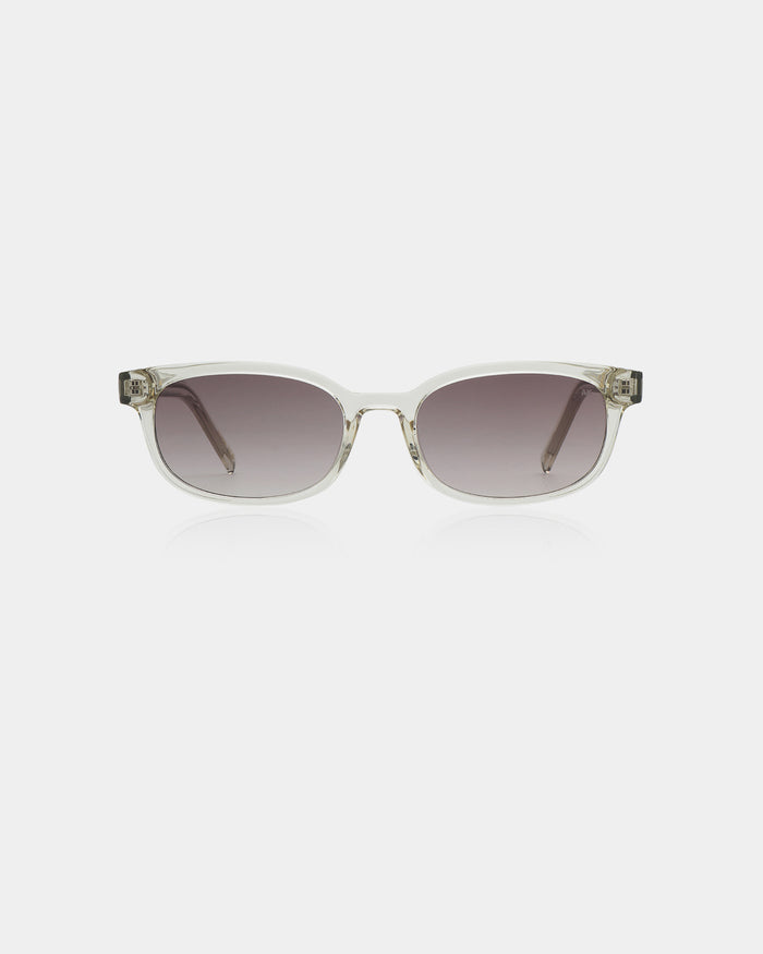 Ecru Transparent Charlie Sunglasses