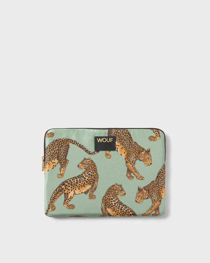 Emerald Leopard Ipad Sleeve | WOUF | Laptop + Tablet Sleeves