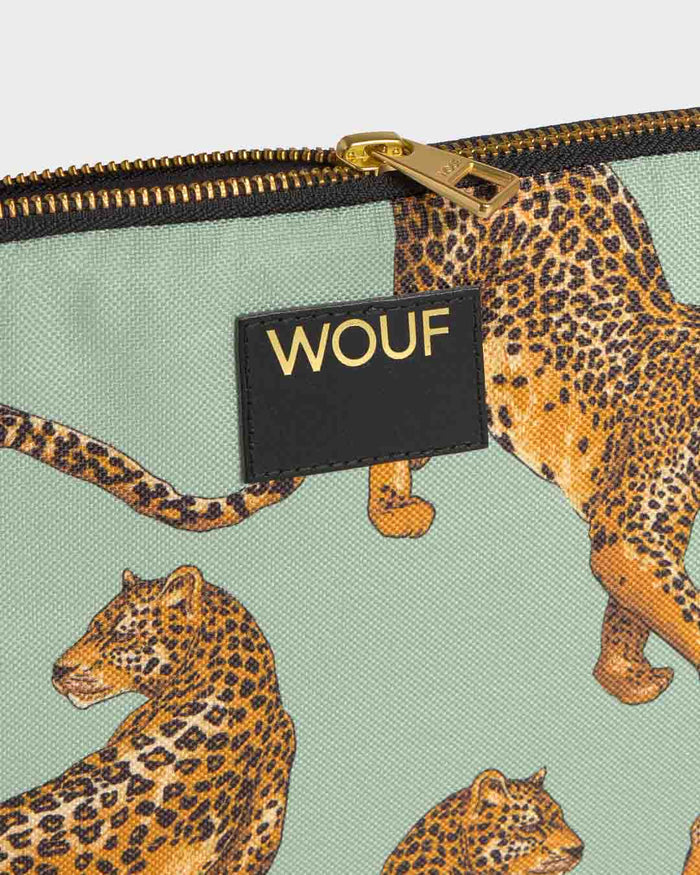 Emerald Leopard Ipad Sleeve | WOUF | Laptop + Tablet Sleeves