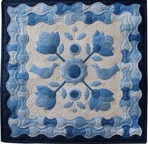 Epp Mini Quilt Of The Month Two Inch Applecore - Hugs N Kisses - Applique