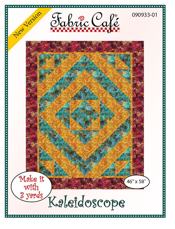 Fabric Cafe - Kaleidoscope 3 Yard Lap Quilt - Fc 090933