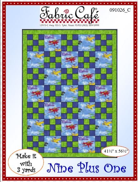 Fabric Cafe - Nine Plus One - 41.5 X 56.5 Inches - 091026_C