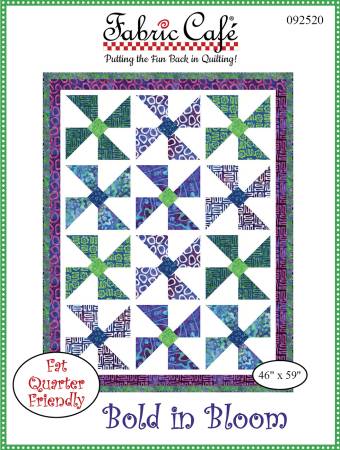 Fabric Cafe- Bold In Bloom - 3 Yard Quilt Pattern- Fc092520-01