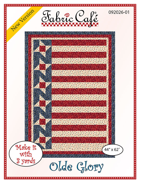 Fabric Cafe Olde Glory  3 Yard Lap Quilt