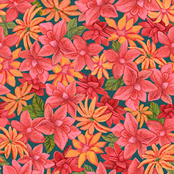 Faith Can Move Mountian - 31515-Q- Lillies - QT Fabrics