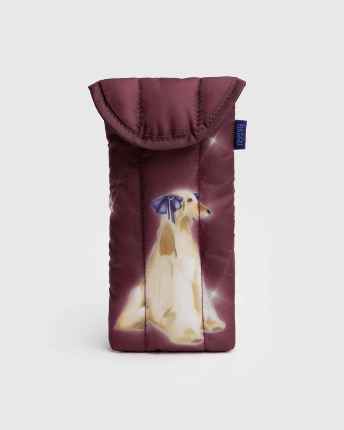 Fancy Dogs Puffy Glasses Sleeve | BAGGU | Puffy Glasses Sleeve