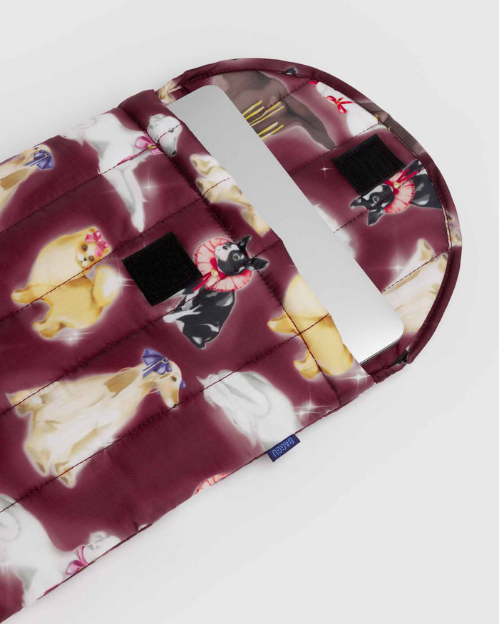 Fancy Dogs Puffy Laptop Sleeve 13"/14" | BAGGU | Laptop Sleeve 13”/14"