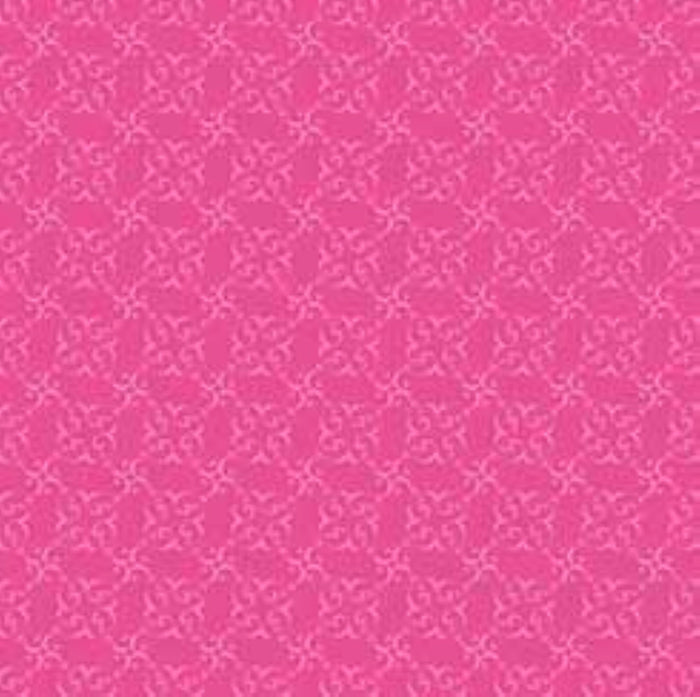 Fiesta Boho - 30790P - Pink - Scroll - Qt Fabrics