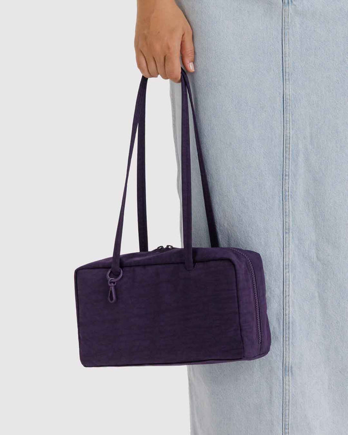 Fig Nylon Bowler Bag | BAGGU | Nylon Bowler Bag