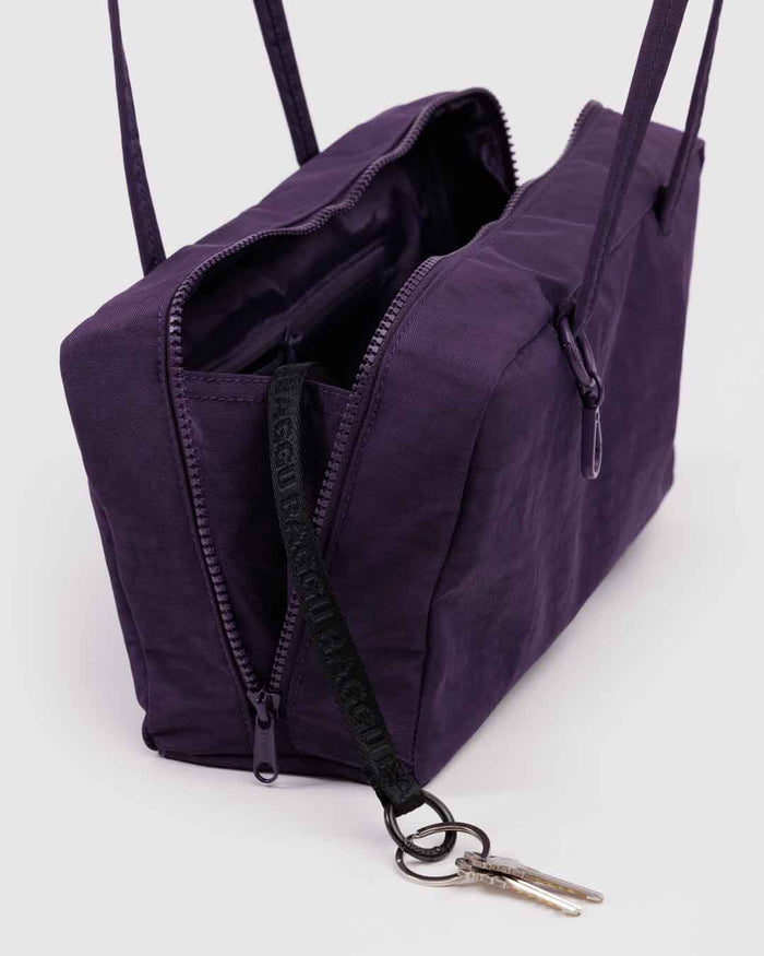 Fig Nylon Bowler Bag | BAGGU | Nylon Bowler Bag