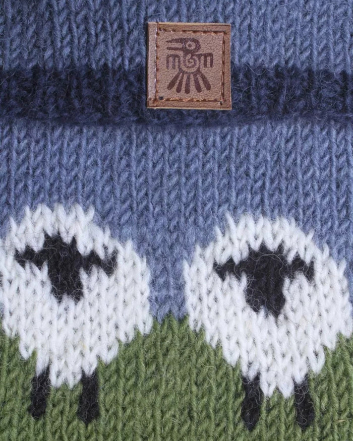 Flock of Sheep Hot Water Bottle Cover Pachamama