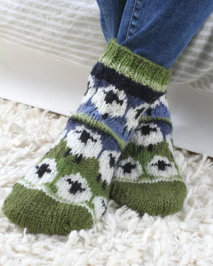 Flock of Sheep Sofa Socks Pachamama