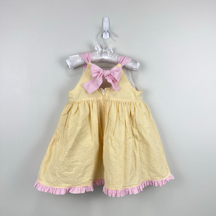 Florence Eiseman Lemonade Stand Yellow Seersucker Dress 2T