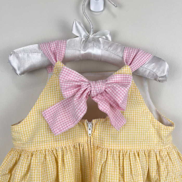 Florence Eiseman Lemonade Stand Yellow Seersucker Dress 2T