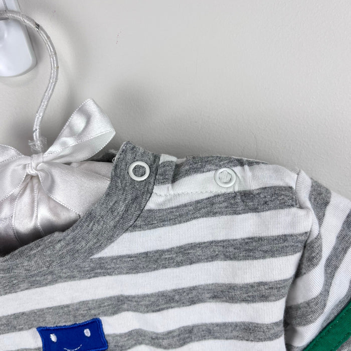 Florence Eiseman Stripe Knit Robot Longall 9 Months