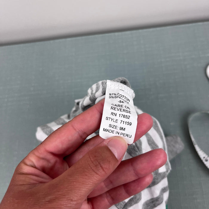 Florence Eiseman Stripe Knit Robot Longall 9 Months