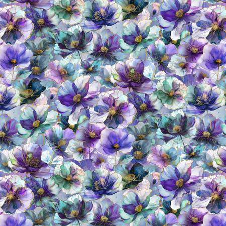 Flourish - Amethyst - Hoffman Fabrics - X5625H-91