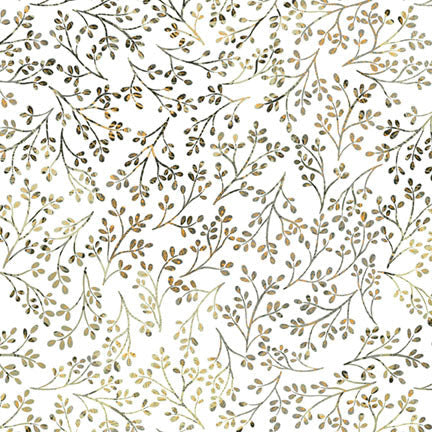 Flutter Blooms - Multi Vines - P&B Textiles - FLBL6084-WG