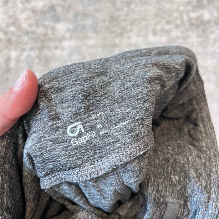 Gap Charcoal Gray GapFit Side Stripe Sport Leggings M