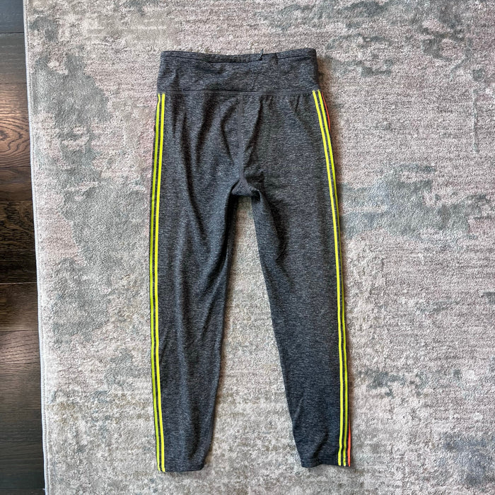 Gap Charcoal Gray GapFit Side Stripe Sport Leggings M