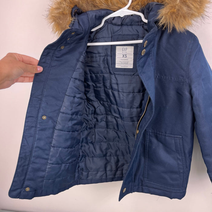 Gap Kids ColdControl Utility Parka Elysian Blue XS 4-5