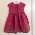 Gap Toddler Girl Pink Floral Short-Sleeve Dress 2T