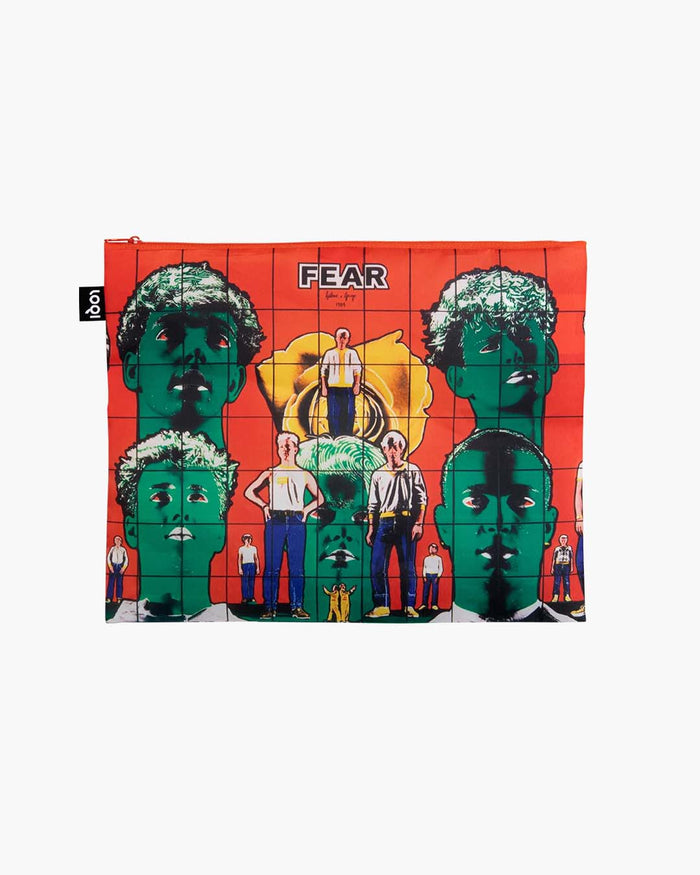 GILBERT & GEORGE Death, Hope, Life, Fear Recycled Zip Pockets | LOQI | Zip Pockets