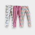 Girls 3 Piece Leggings Bundle 6-8