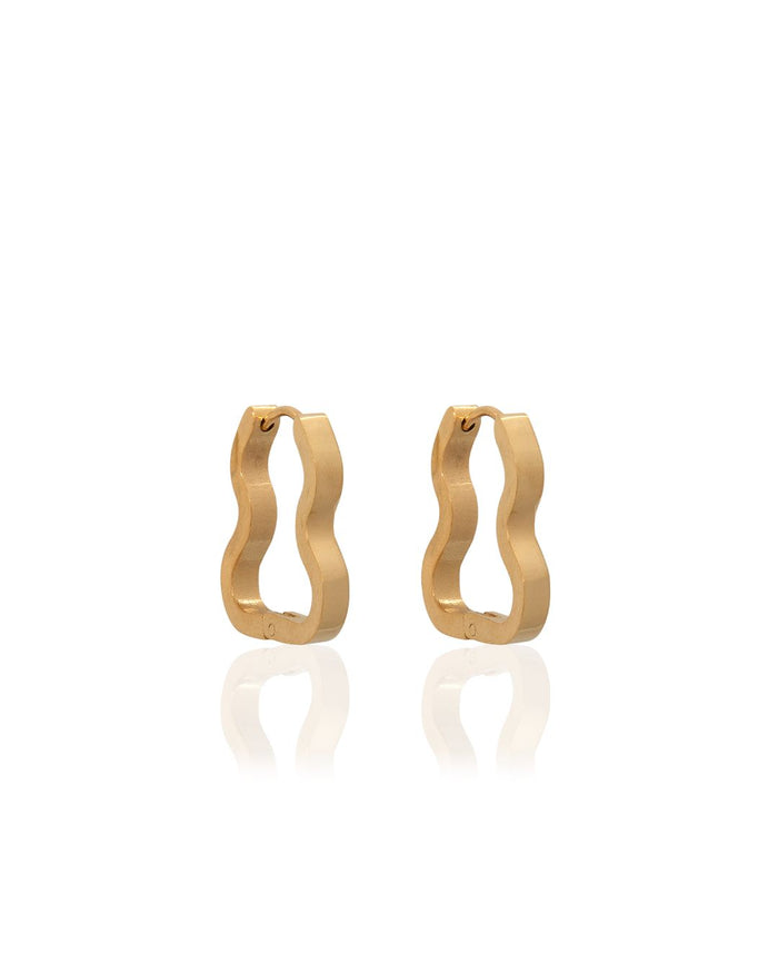Gold Arya Hoops