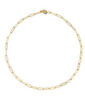 Gold Cable Chain Necklace