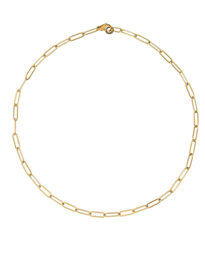 Gold Cable Chain Necklace