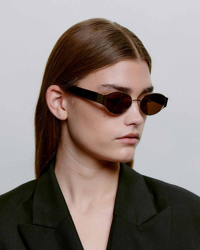 Gold Demi Tortoise Bella Sunglasses