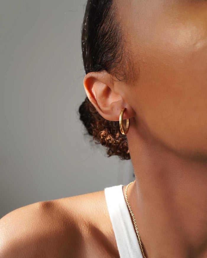 Gold Lennox Hoops