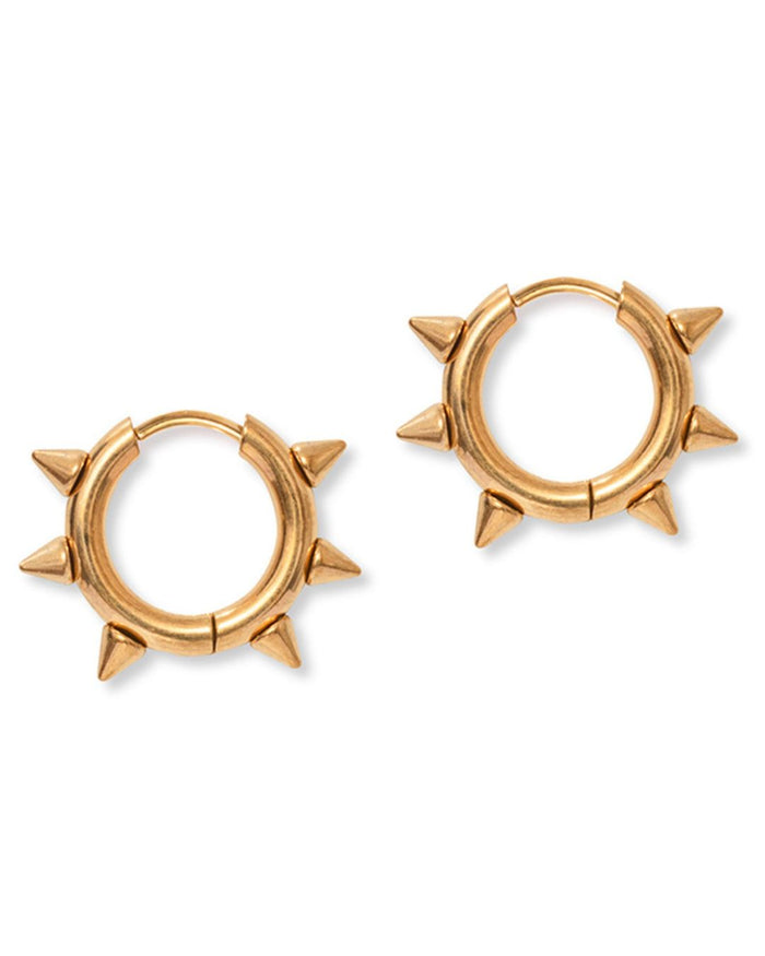Gold Moxie Hoops