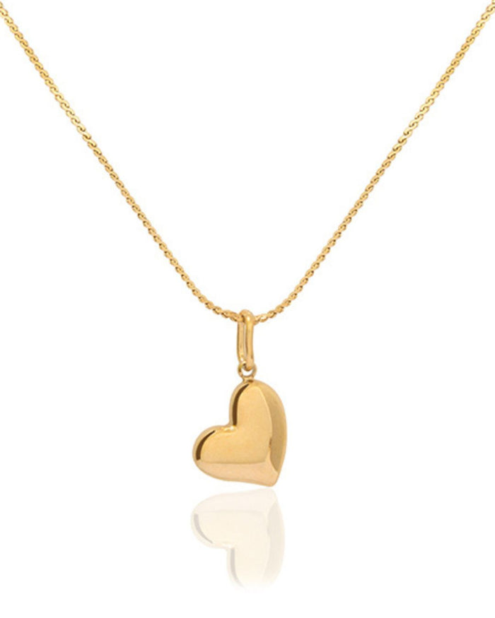 Gold Tiny Heart Necklace