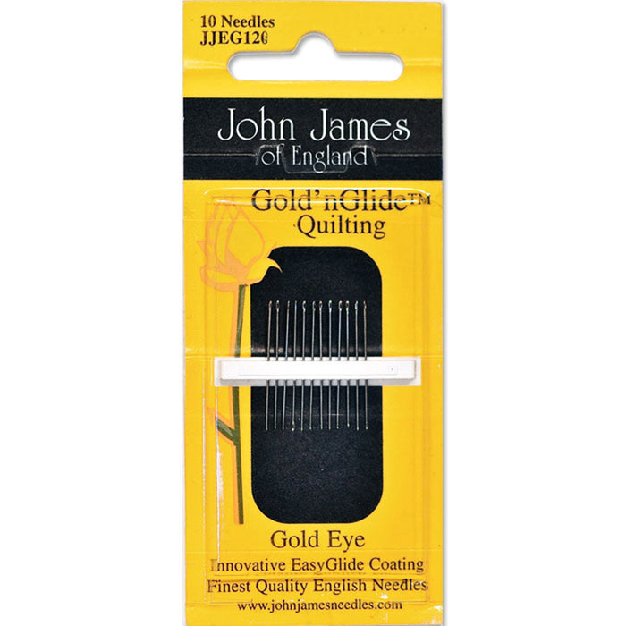 Goldnglide Needle Quilting Sz10 - John James - The Colonial Needle  - Jjeg120 10