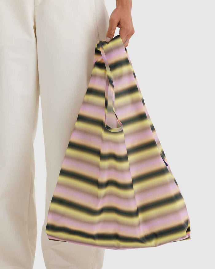 Gradient Stripe Pink & Yellow Standard BAGGU | BAGGU | Standard Baggu
