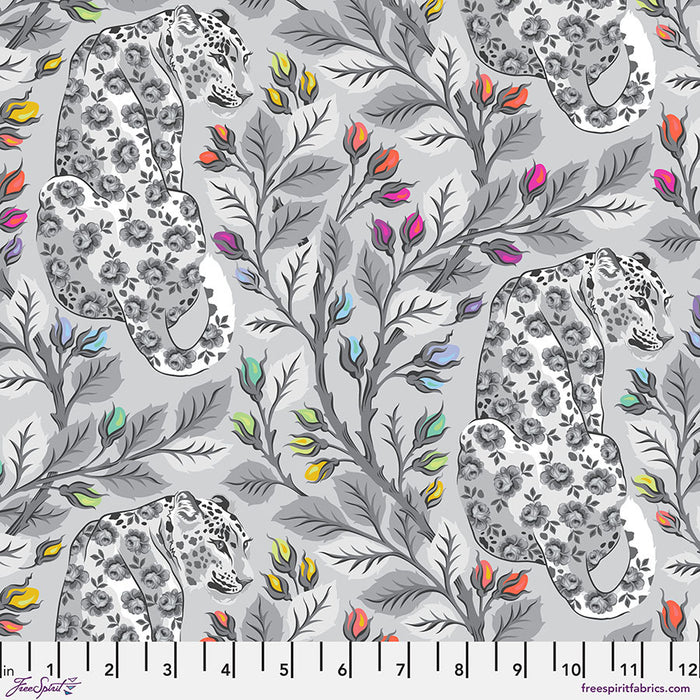 Graywork - Beautymark - Fog -  FreeSpirit - Tula Pink