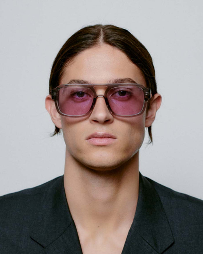 Grey Transparent Kaya Sunglasses