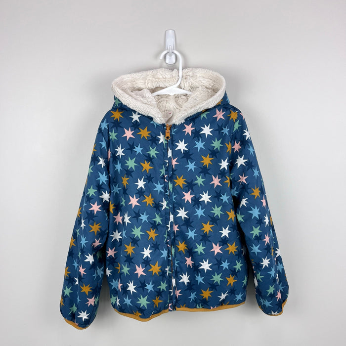 Hanna Andersson 7 Days a Week Reversible Jacket School Blue 120 cm 6-7