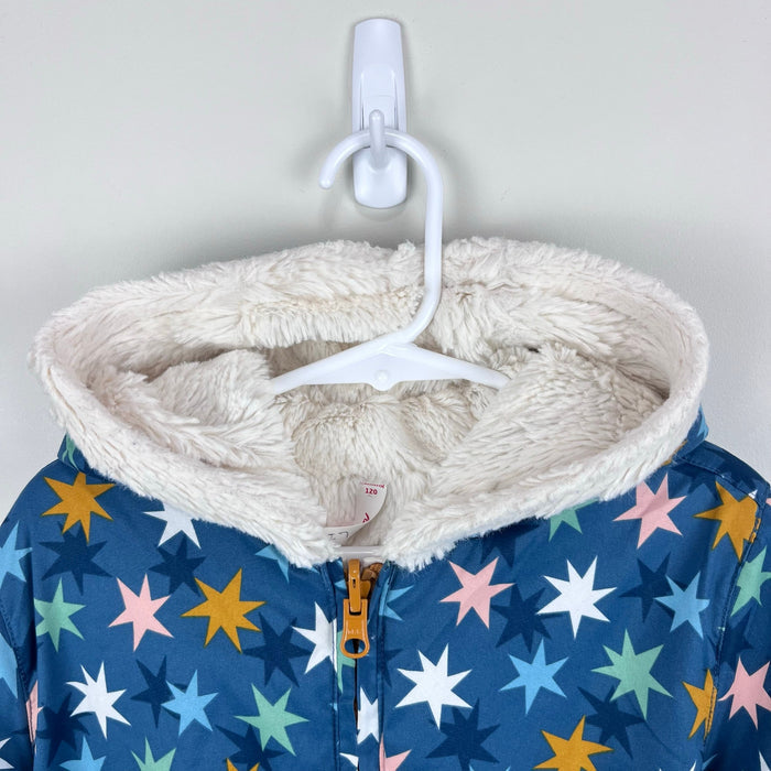 Hanna Andersson 7 Days a Week Reversible Jacket School Blue 120 cm 6-7