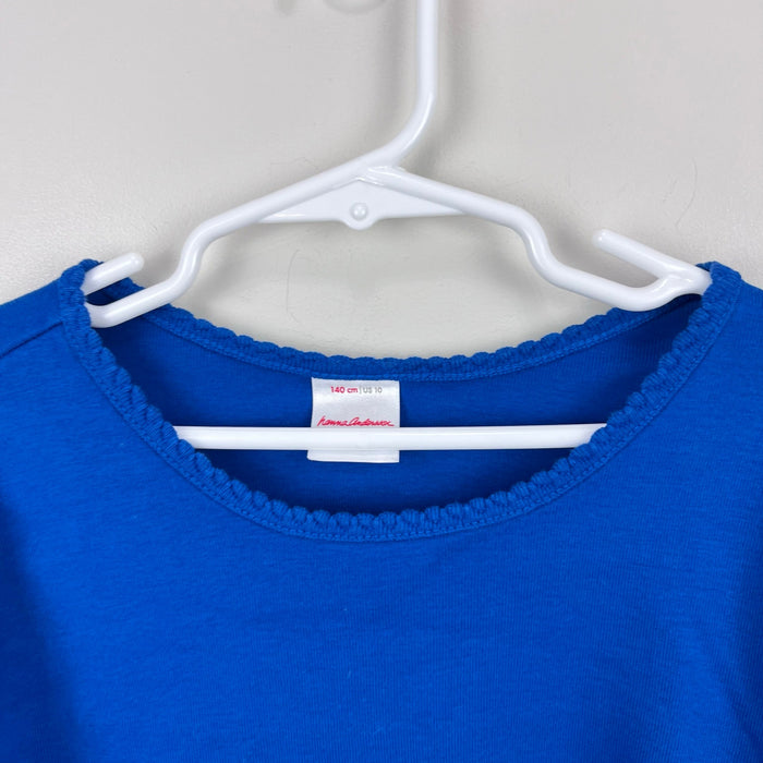 Hanna Andersson Bright Basics Pima Cotton T-Shirt Blue 140 cm 10